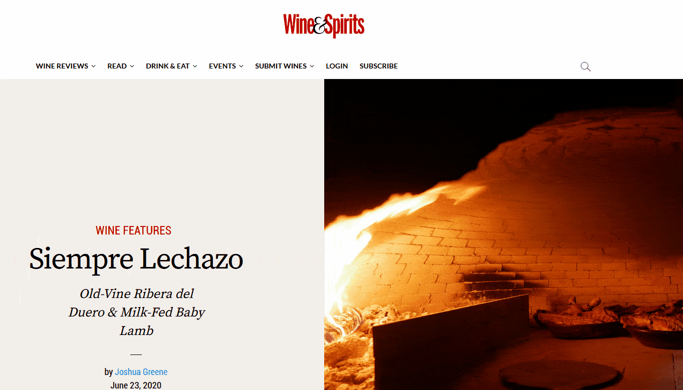 An animated GIF of a scrolling page showing the paywall on an feature article.