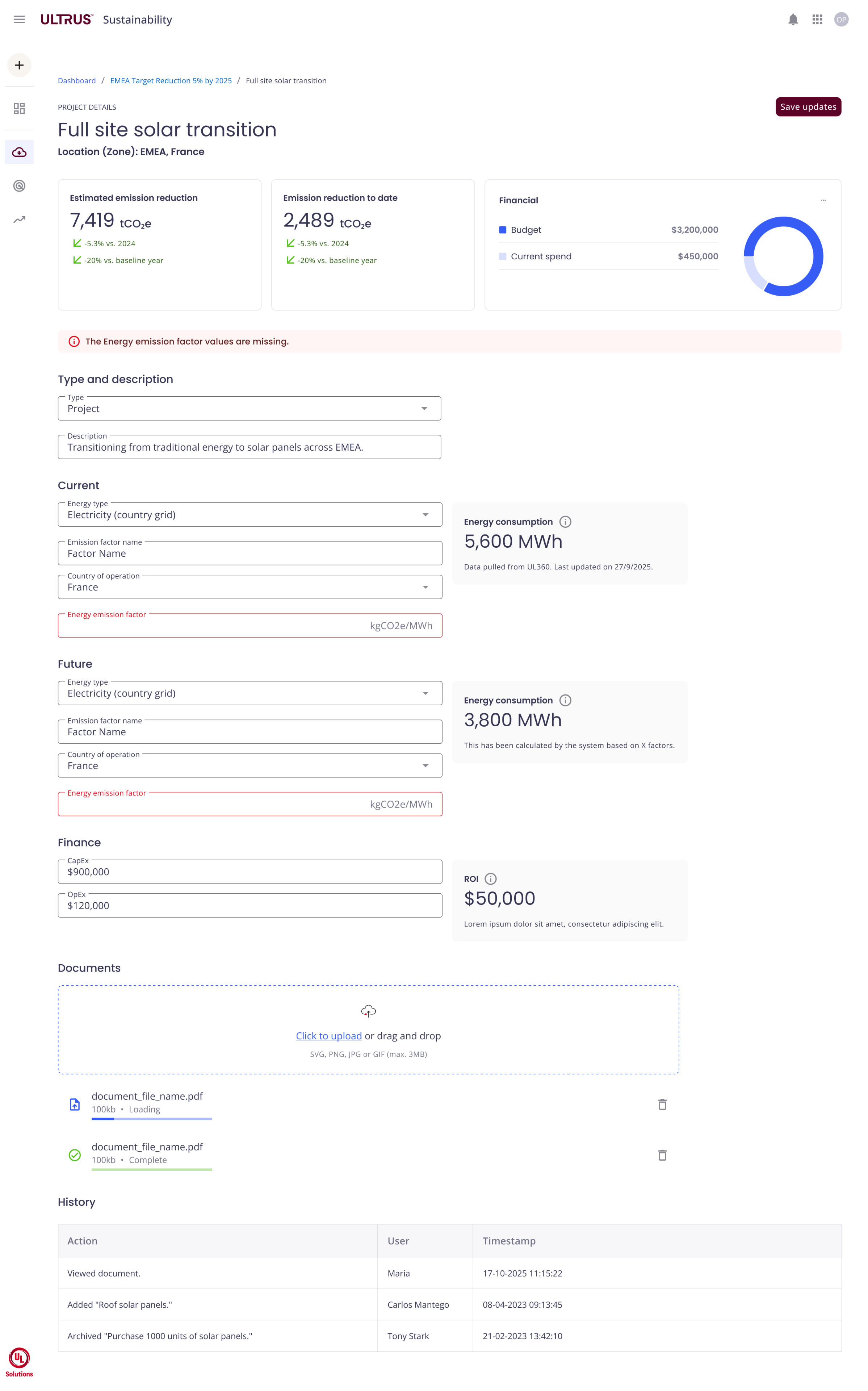 Navigation comparisons between Rogers current state to the proof of concept redesign.